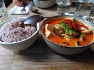 ...and yes I started eating before I remembered to take a snap at Kapunka Vegan in Paris