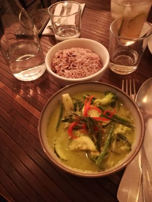 Curry vert at Kapunka Vegan in Paris