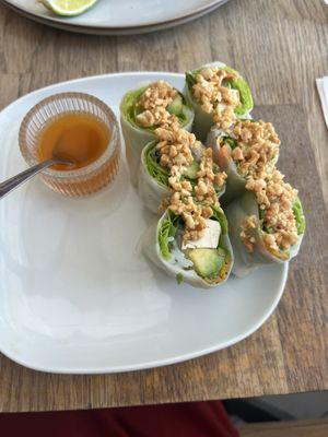 Summer Rolls  at Kapunka Vegan in Paris