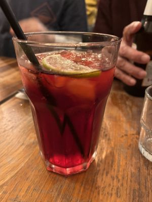 Infusion hibiscus glace   at Kapunka Vegan in Paris