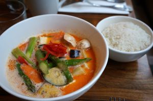 Panang Curry at Kapunka Vegan in Paris