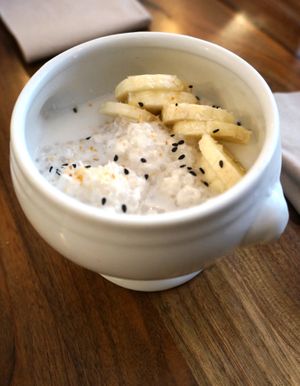 Tapioca w/coconut milk at Kapunka Vegan in Paris