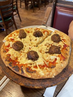 Vegan build your own!  at Upper Crust Pizza in Chamberlain