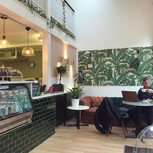Inside the Cafe at Yogi's Kitchen in Pershore