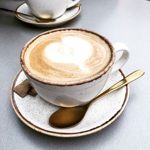 Cashew Milk Latte!  at Yogi's Kitchen in Pershore