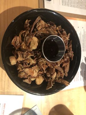 Artichoke fritters  at Ranch Camp in Stowe