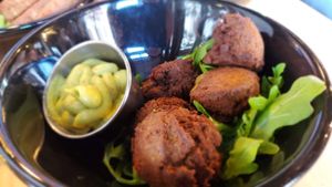 falafel at Ranch Camp in Stowe