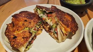 tofu crubchwrap at Ranch Camp in Stowe