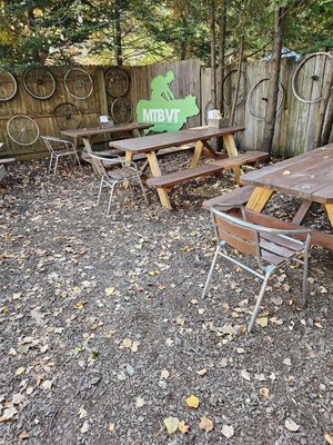 Outdoors like a picnic lunch at Ranch Camp in Stowe