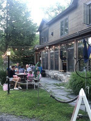 Great ambiance! at Ranch Camp in Stowe