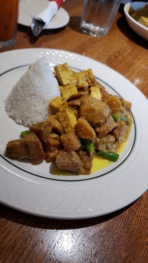 Tofu and potato curry, would order again! at BoBoKo in Harrisonburg