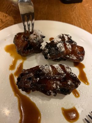 Fried banana (so vegan so yum)  at BoBoKo in Harrisonburg
