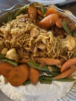 Fried noodles. Asked without egg at BoBoKo in Harrisonburg