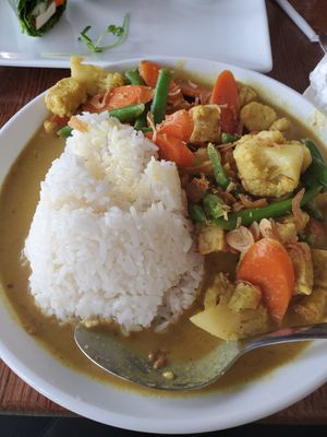 Mixed Vegetables with Tempah at BoBoKo in Harrisonburg
