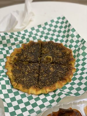 Zatar bread  at The Mediterranean Chickpea in Tampa