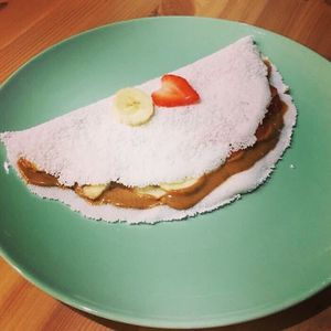 Peanut butter  at Crepioca in Coimbra