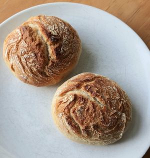 potato buns #Veganuary at Nah am Wasser - Neukölln in Berlin