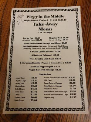  at Piggy in the Middle in Porlock