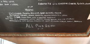 Vegan options at Piggy in the Middle in Porlock