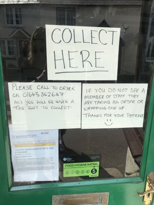 COVID Restrictionists (August 2020) at Piggy in the Middle in Porlock