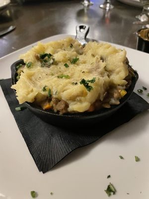 Vegan Shepard’s Pie special ! at ERIS Brewery and Cider House in Chicago
