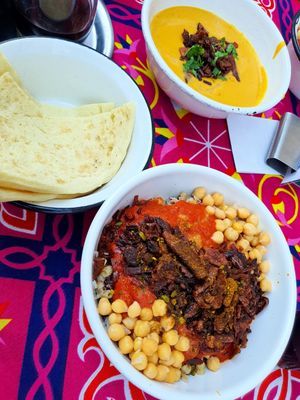 Linsensuppe at Koshary Lux in Berlin