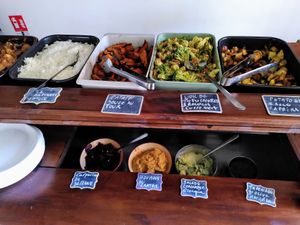 Buffet example at La Table à l'Envers in Marseille