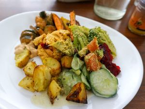 One of the last buffets :'( at La Table à l'Envers in Marseille