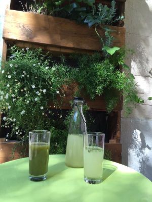 Jus frais du jour at La Table à l'Envers in Marseille