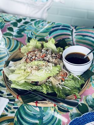 Fresh lumpia  at Kulinarya in Vancouver