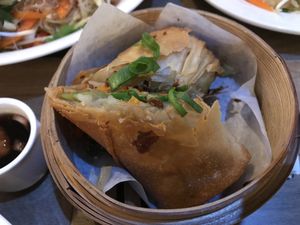 Vegetable Spring Roll  at Kulinarya in Vancouver