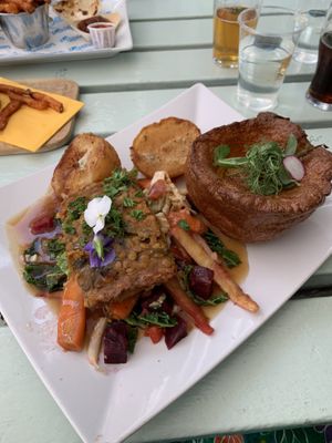 Vegan roast dinner!  at The Greyhound Inn in Corfe Castle