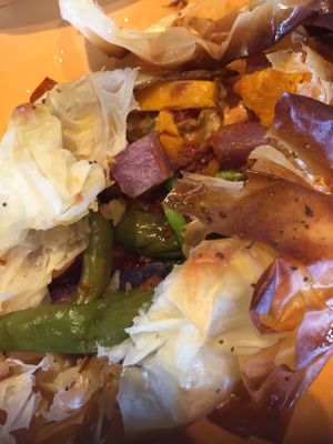 Inside the Kanagawa Veggie Pie at Pie Holic in Yokohama