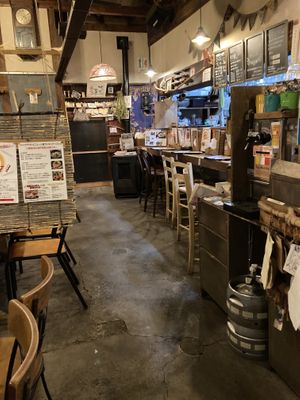 Counter seats  at Hekkoro in Fujisawa