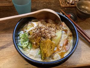 Soy milk tantan hoto  at Hekkoro in Fujisawa