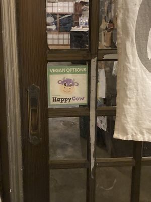 Happy cow sticker  at Hekkoro in Fujisawa