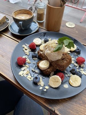 Banana bread   at Hampton & Vouis in Manchester