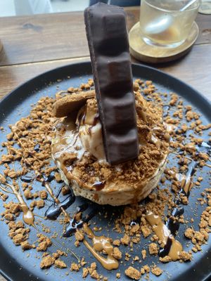 Biscoff and bueno pancakes   at Hampton & Vouis in Manchester