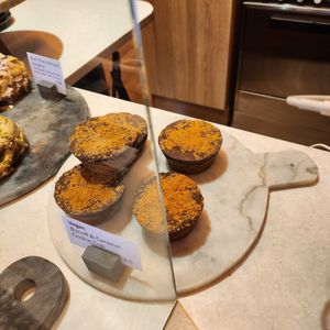 Vegan cake range today - May 2024 at Hampton & Vouis in Manchester