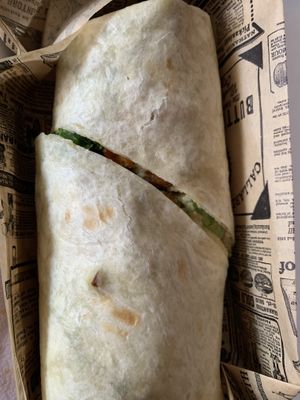 Wrap hummus vegan at Cool Cats in Chamonix-mont-blanc