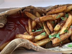 Fries at Cool Cats in Chamonix-mont-blanc