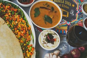 Mix Vegetable Dosa at Masala Dosa Street Kitchen - MDSK in Phnom Penh