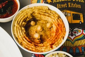 Hummus at Masala Dosa Street Kitchen - MDSK in Phnom Penh
