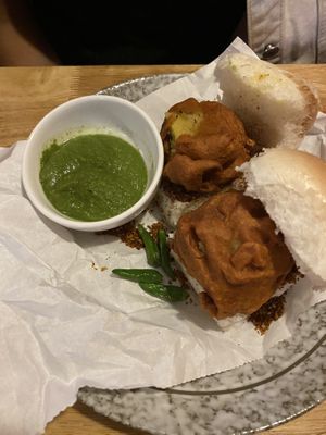 Bombay Burger - a classic at Masala Dosa Street Kitchen - MDSK in Phnom Penh