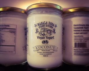 Vegan Yogurt at Masala Dosa Street Kitchen - MDSK in Phnom Penh