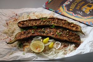 Fried Egg Plant at Masala Dosa Street Kitchen - MDSK in Phnom Penh