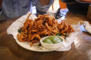 onion pakora at Masala Dosa Street Kitchen - MDSK in Phnom Penh