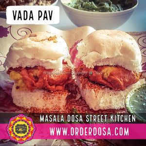 Vadapav at Masala Dosa Street Kitchen - MDSK in Phnom Penh