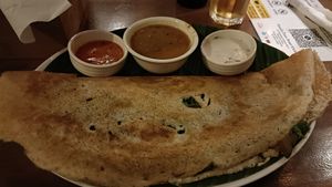 Spinach Dosa at Masala Dosa Street Kitchen - MDSK in Phnom Penh