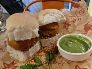 Vada Pav, $4  at Masala Dosa Street Kitchen - MDSK in Phnom Penh
